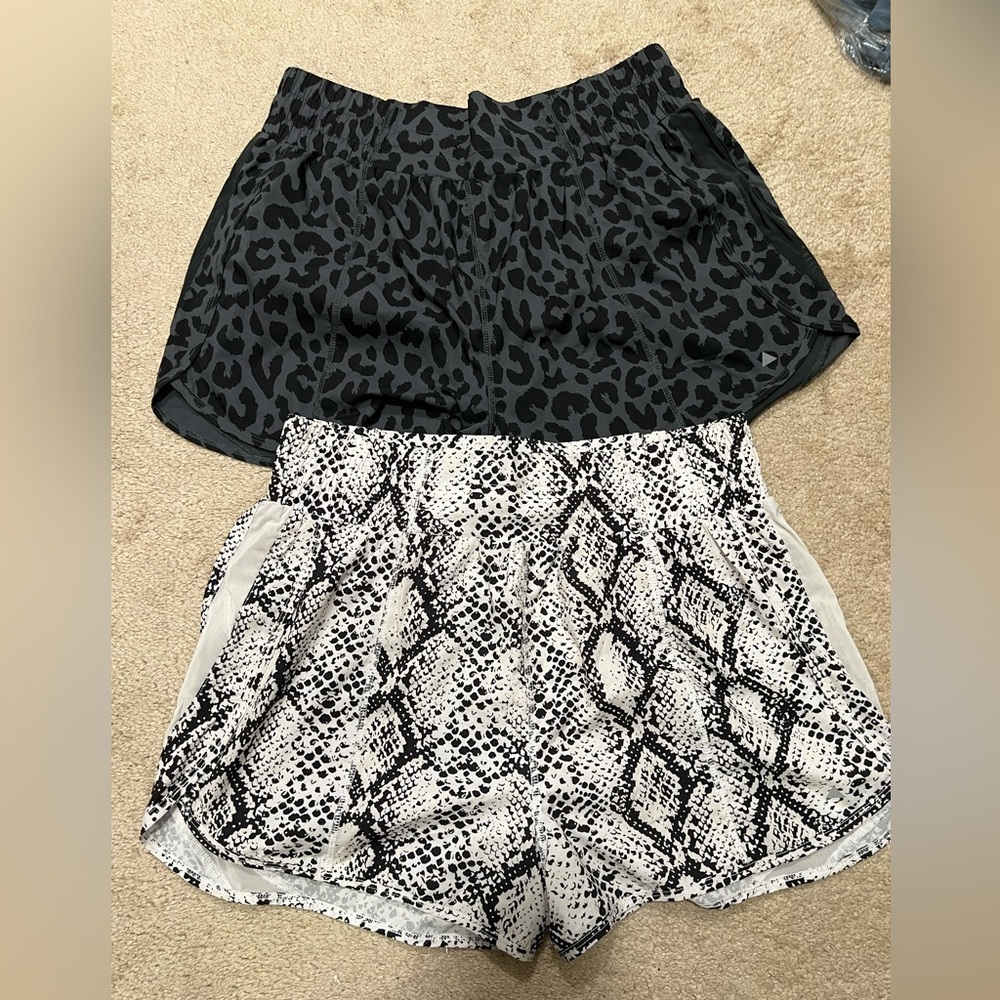 Leopard and Snake Print Women's Shorts Set